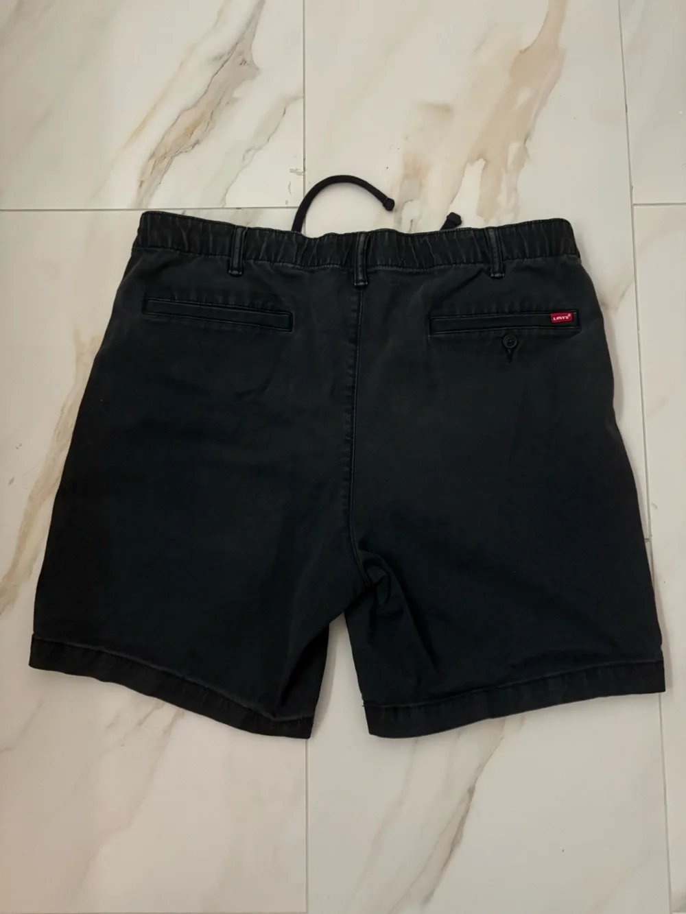 Levi's Black Flat Front Men's Shorts